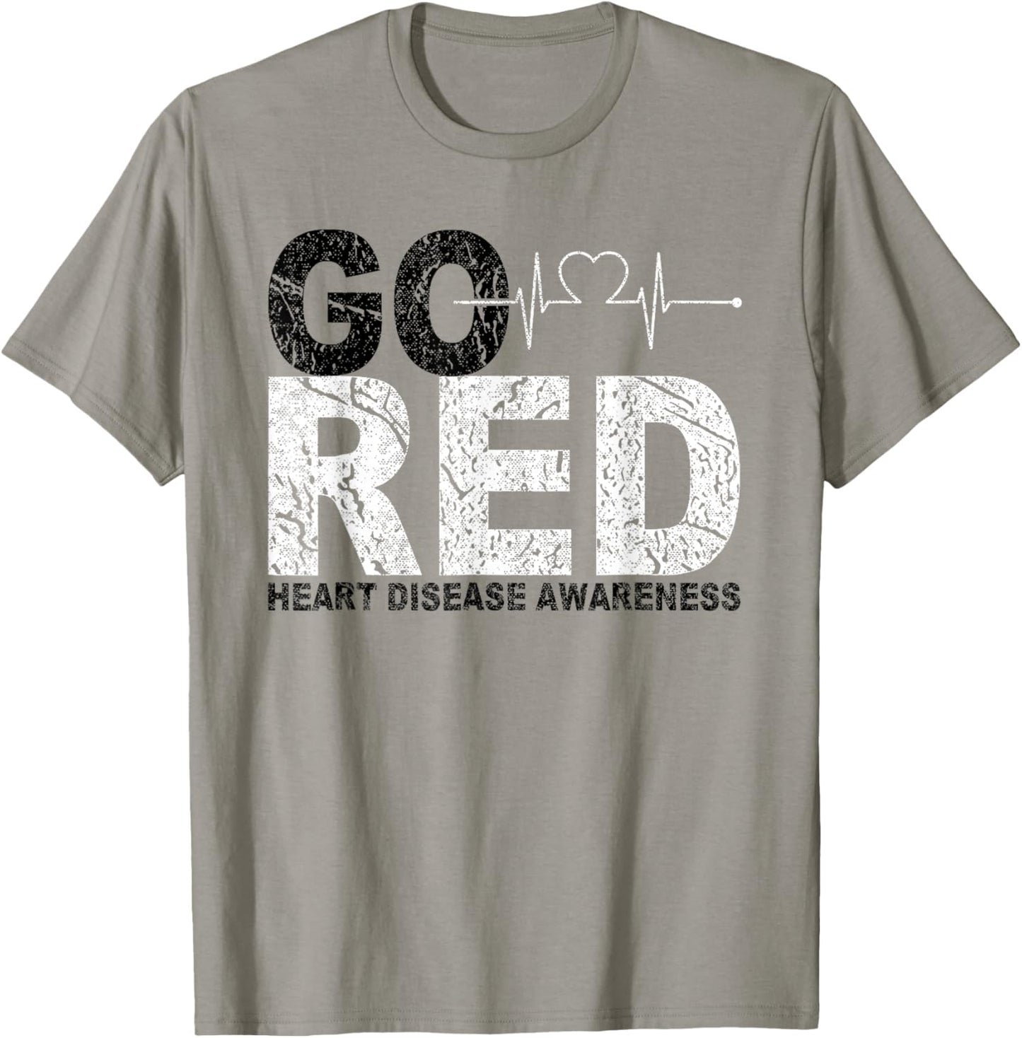 We Wear Red Day Go Red Heart Disease Awareness Month Go Red T-Shirt - T-Shirt | Sand