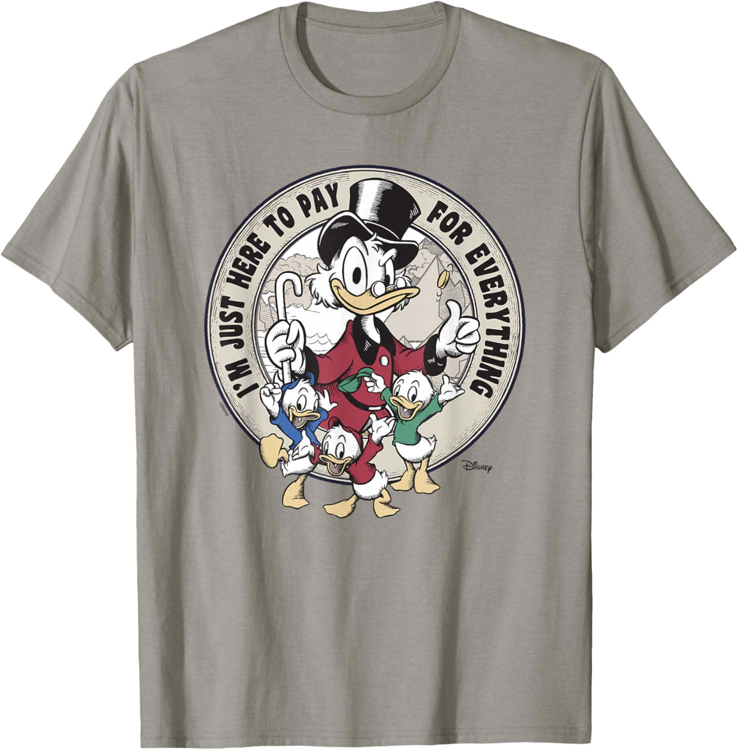 Disney DuckTales Father's Day Vintage T-Shirt - T-Shirt | Sand