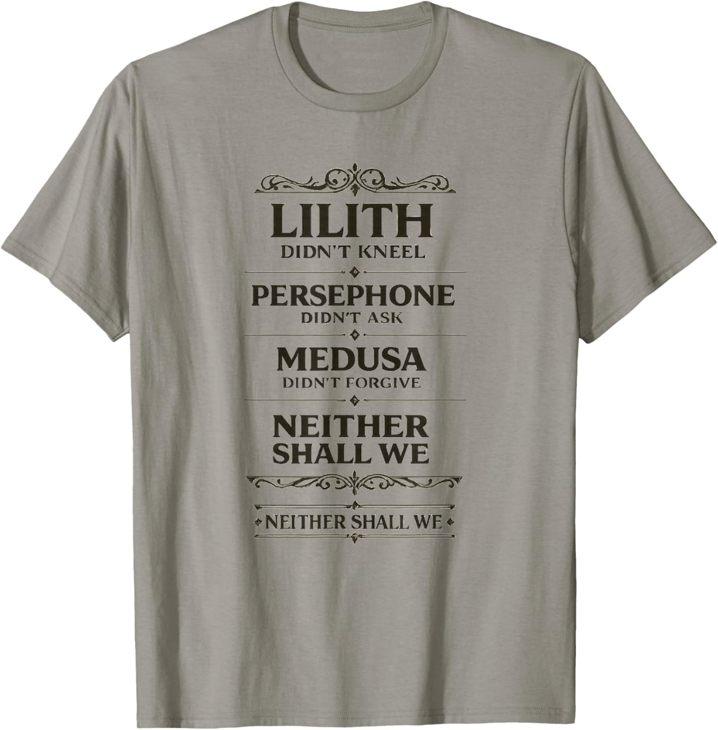 Strong Women Mythology Graphic Greek Empowerment T-Shirt - T-Shirt | Sand