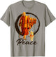 Peace Zen Walk for Peace Aloka Dog Mindful Buddhist Monks T-Shirt - T-Shirt | Sand