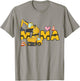 Mama Construction Crew Funny Excavator Birthday Family T-Shirt - T-Shirt | Sand