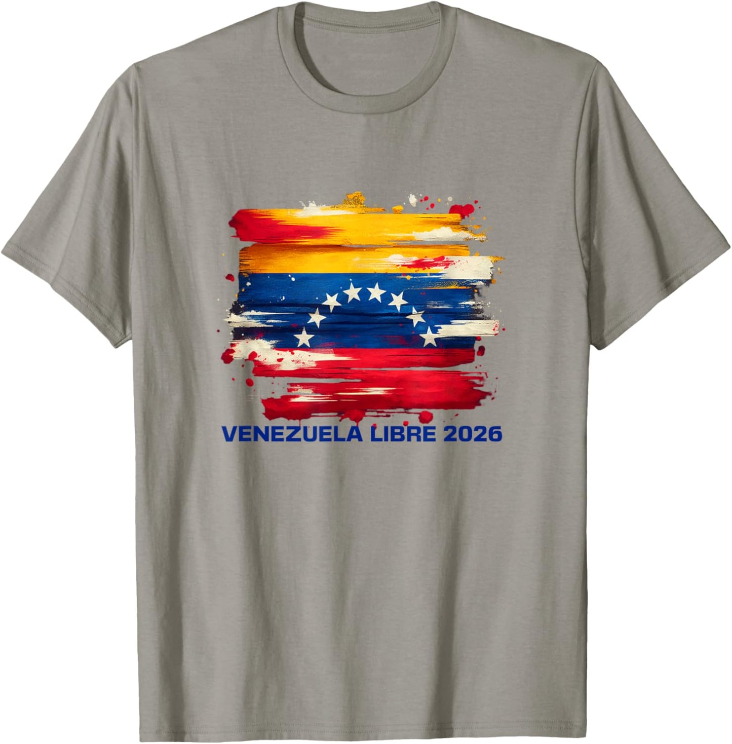 Venezuela Libre 2026 Flag Design for National Pride T-Shirt - T-Shirt | Sand