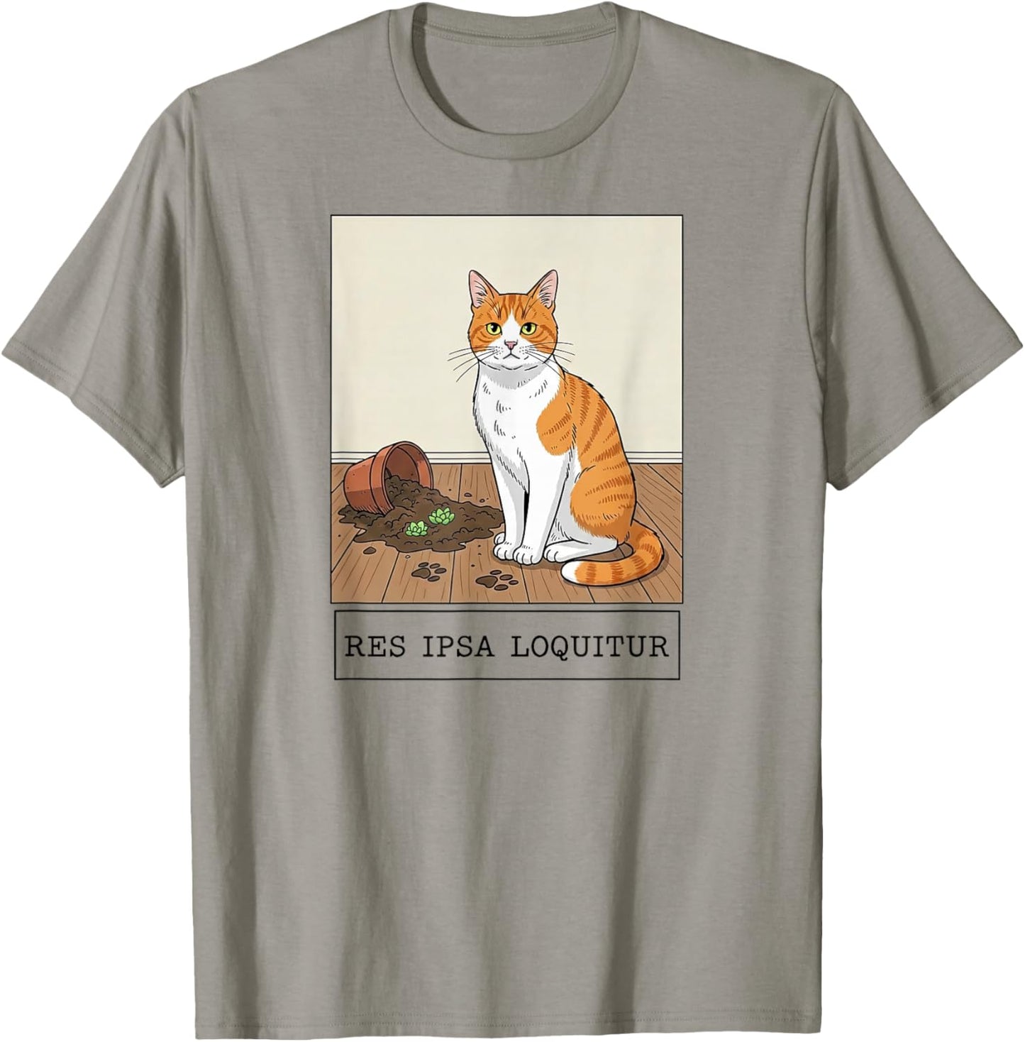 Res Ipsa Loquitur Cat Meme T-Shirt - T-Shirt | Sand