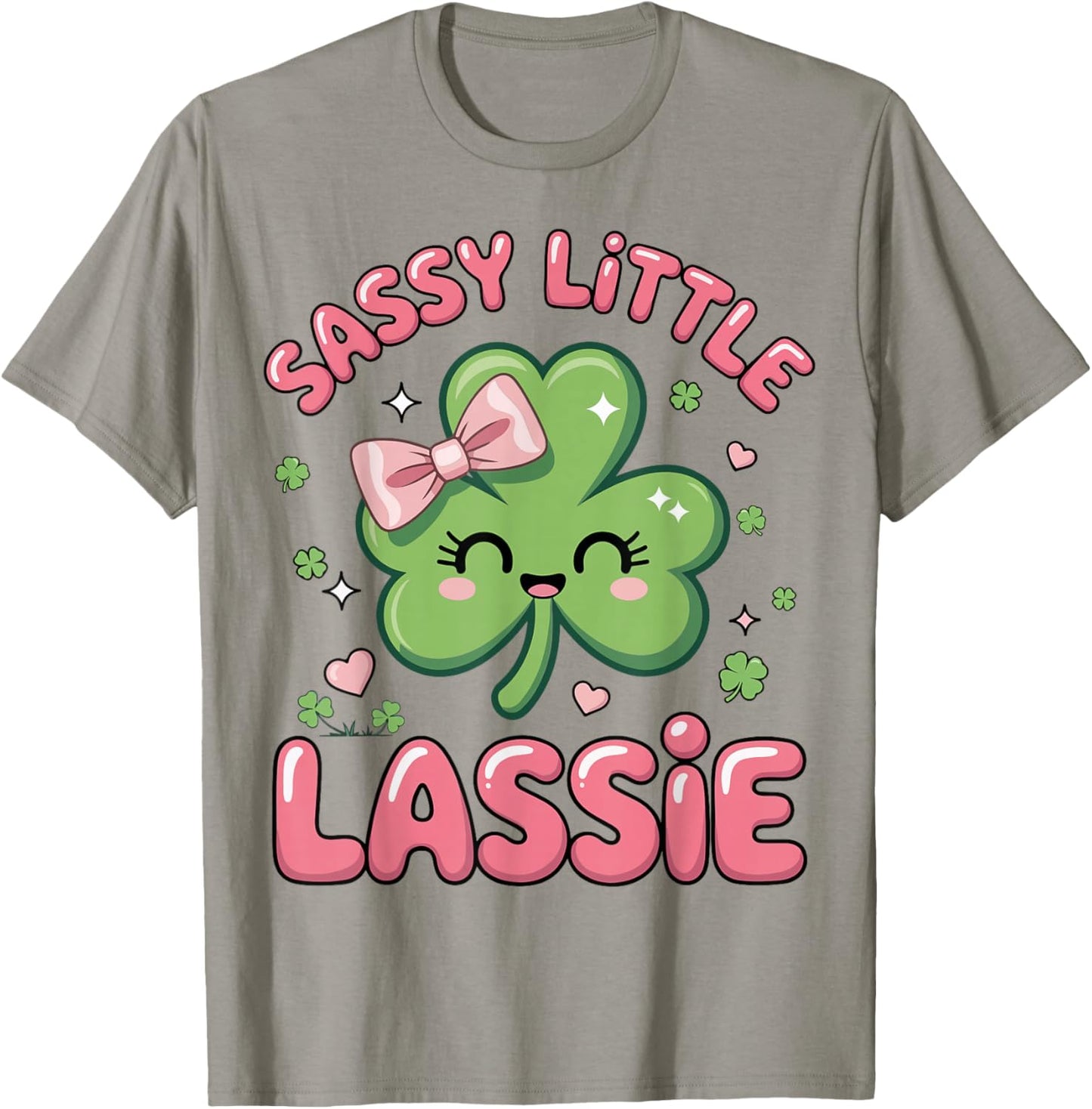 Toddler St Patricks Day Sassy Little Lassie Irish Girl Baby T-Shirt - T-Shirt | Sand