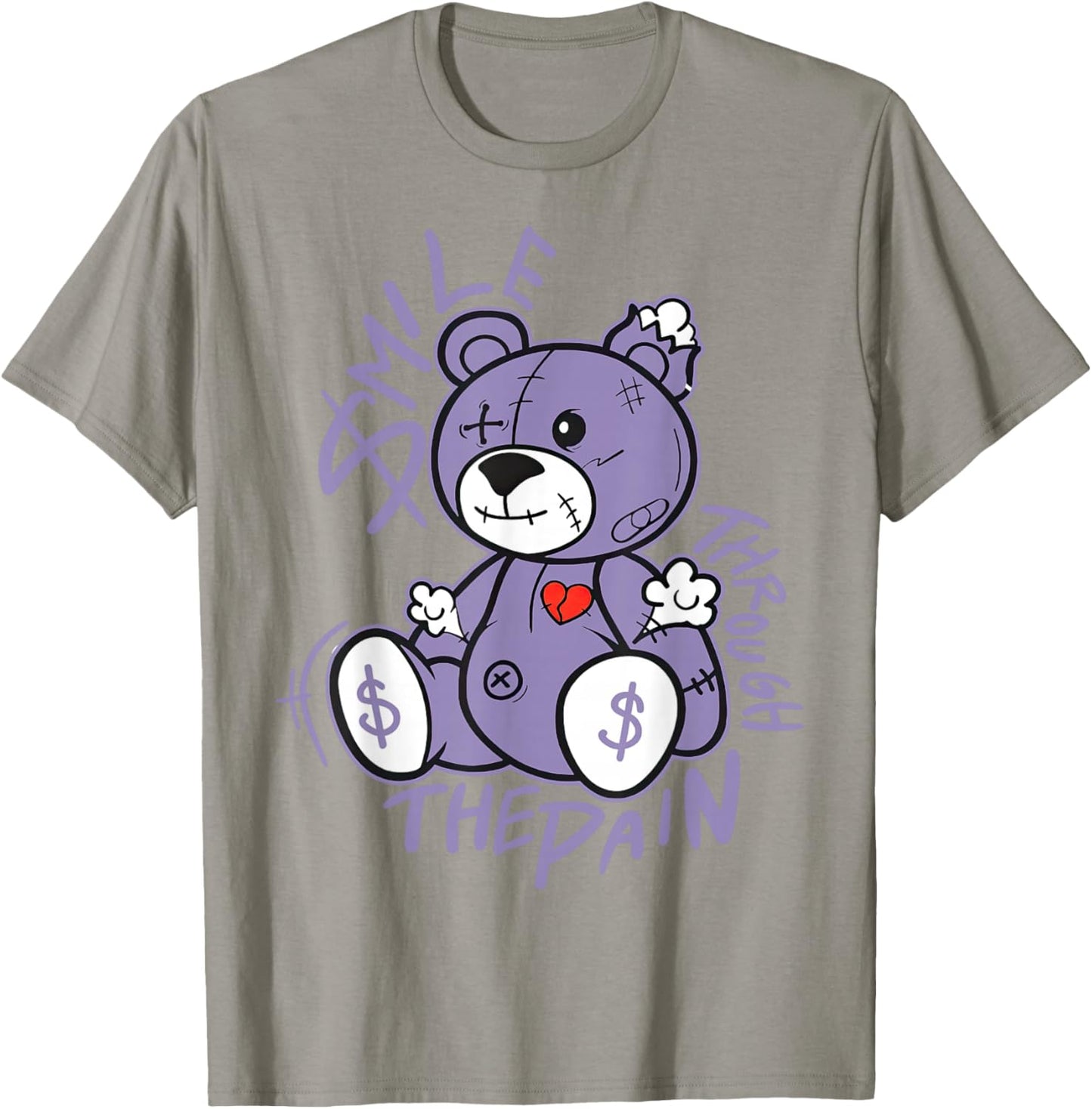 Hydrangeas Wild Grape White Purple Color Match T-Shirt - T-Shirt | Sand