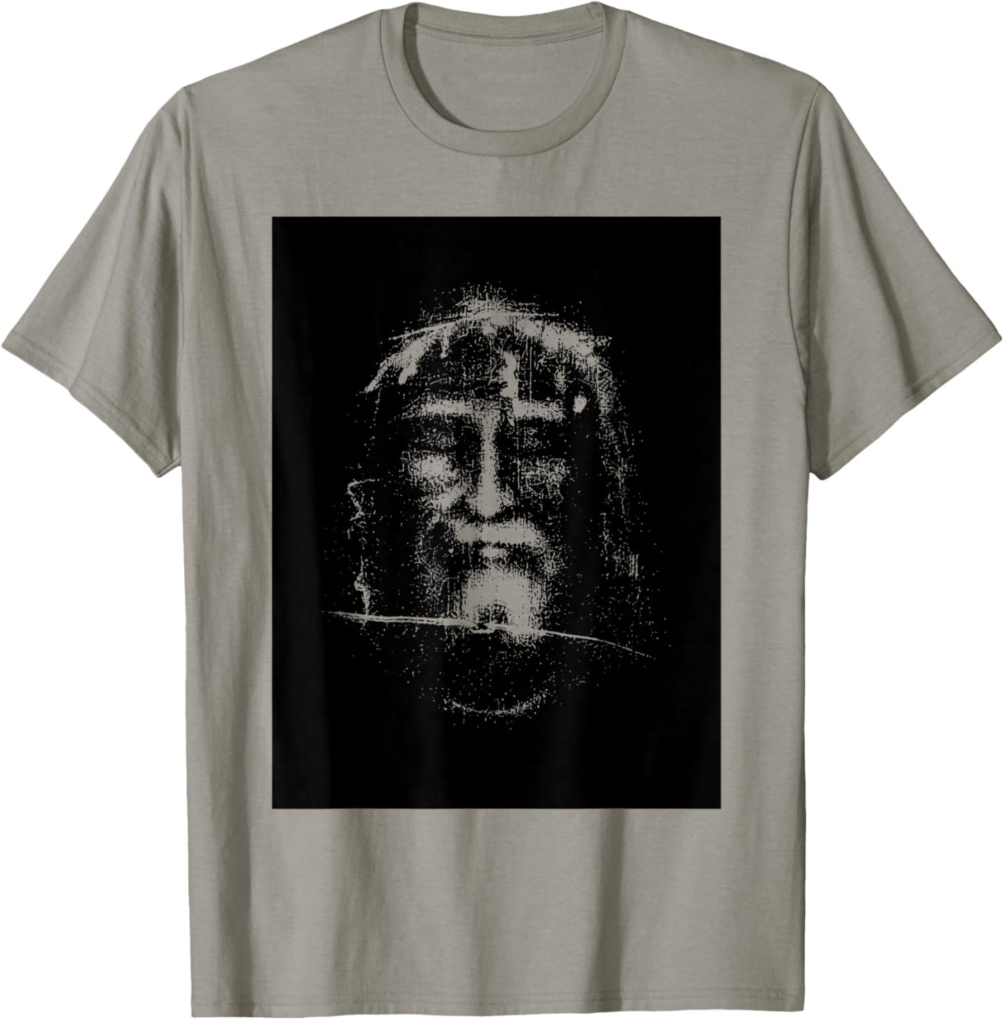 The Holy Face Shroud of Turin Jesus Christ Face Religious T-Shirt - T-Shirt | Sand