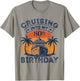 Cruising Into My 80TH Birthday 80 Year Old Birthday Cruise T-Shirt - T-Shirt | Sand