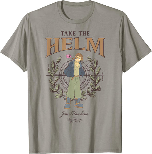 Disney Treasure Planet Jim Hawkins Nautical Vintage T-Shirt - T-Shirt | Sand