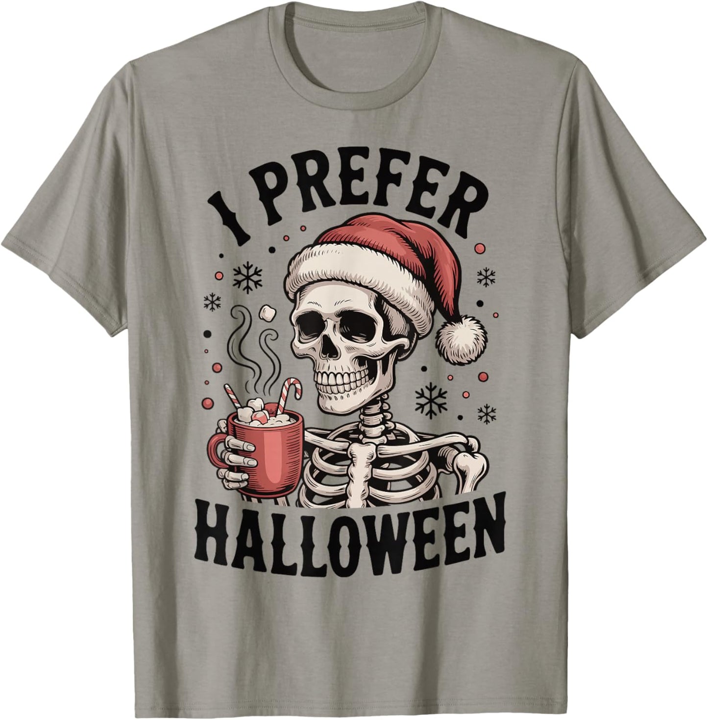 I Prefer Halloween T-Shirt - T-Shirt | Sand