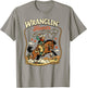 Wranglin Hearts Cowboy Western Valentine Boy Country Design T-Shirt - T-Shirt | Sand