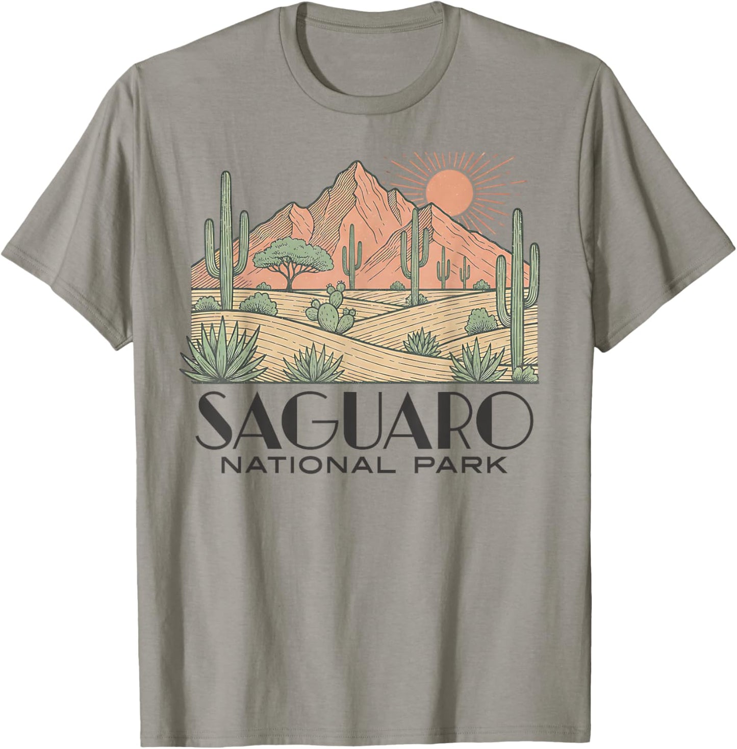 Saguaro National Park T-Shirt - T-Shirt | Sand