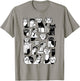 Cubism Cats Kitten Kitty Geometric Art Women Girls Kids Men T-Shirt - T-Shirt | Sand