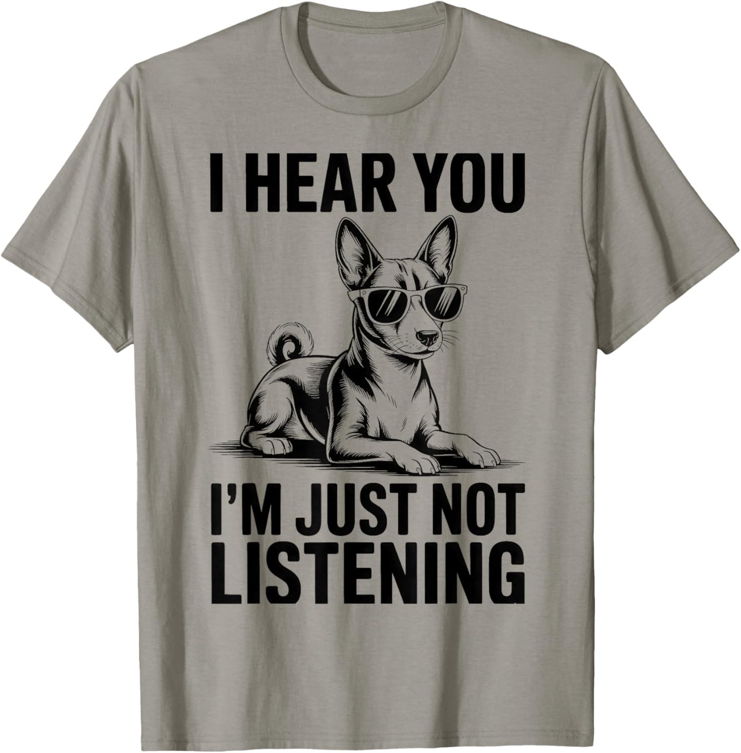 Basenji Funny Basenji T-Shirt - T-Shirt | Sand