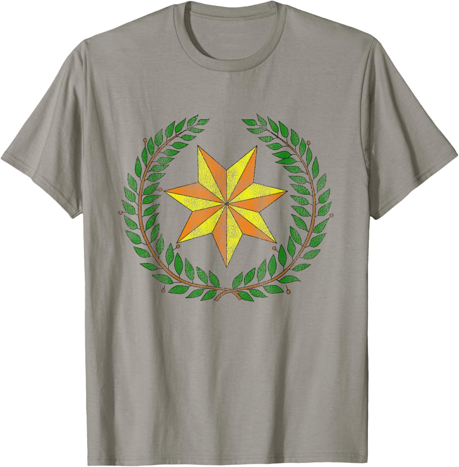 Vintage Cherokee Nation Flag Seal Native American T-Shirt - T-Shirt | Sand