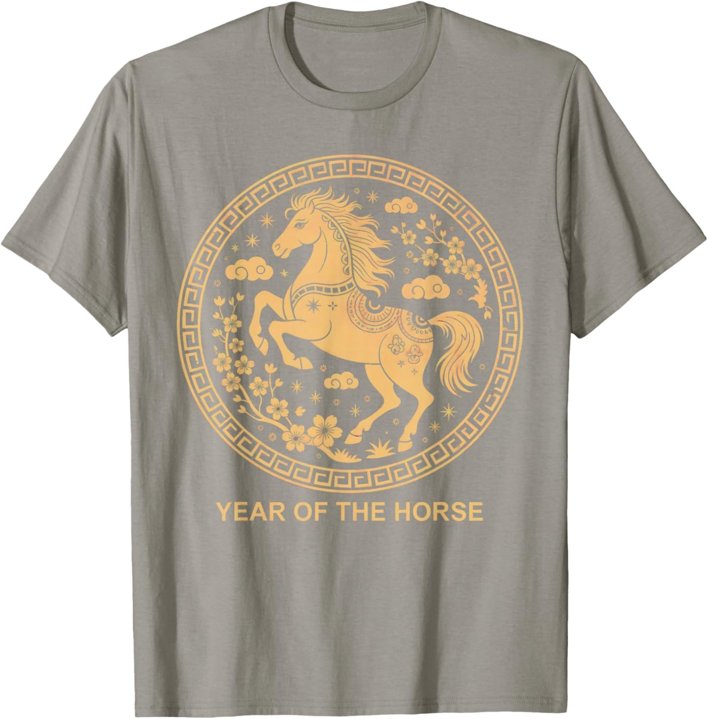 Chinese New Year 2026 Horse Red Lunar New Year of The Horse T-Shirt - T-Shirt | Sand