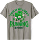 St Patrick's Day Shamrock Lucky Runner Funny Running Team T-Shirt - T-Shirt | Sand