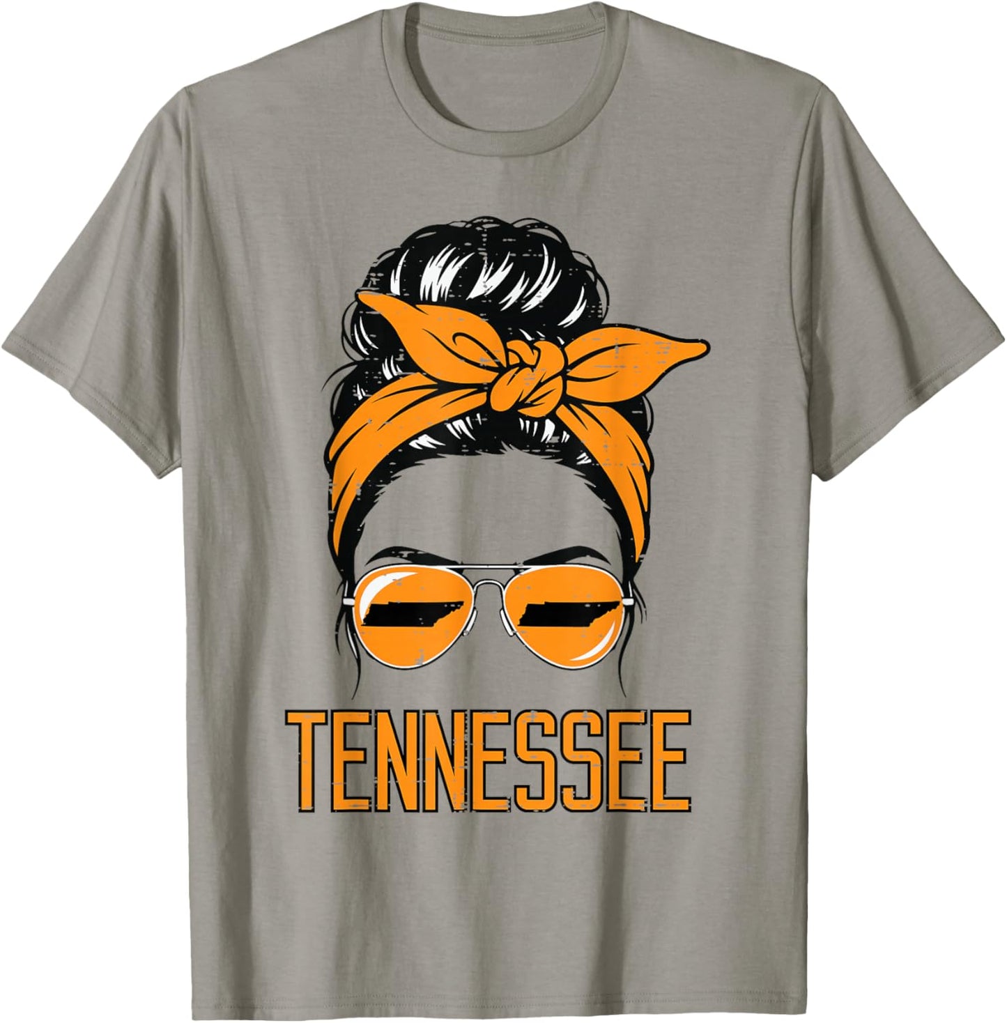 Tennessee Hairbun Women Youth Teen Girls T-Shirt - T-Shirt | Sand