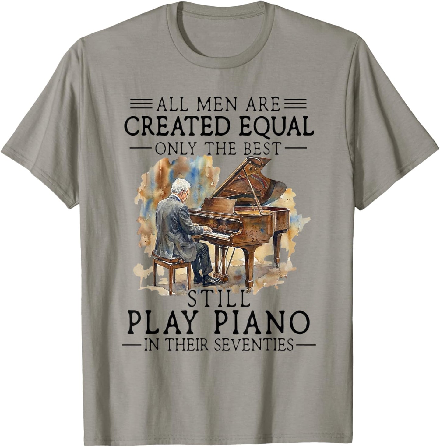 Old Man - All Men are Created Equal T-Shirt - T-Shirt | Sand