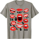 Funny Lips Phonetic Mouth Shapes Speech Therapy Pathologist T-Shirt - T-Shirt | Sand
