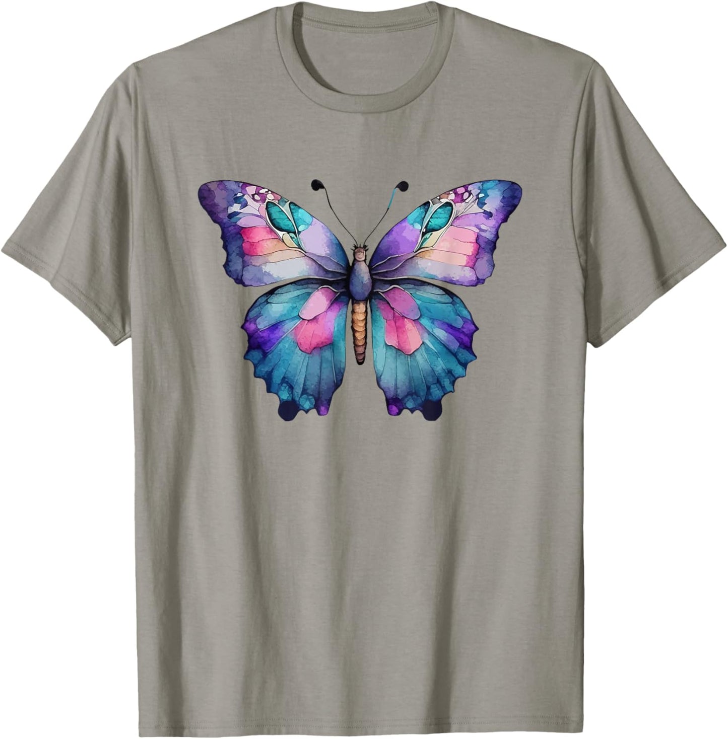 Colorful Butterfly Lover T-Shirt - T-Shirt | Sand