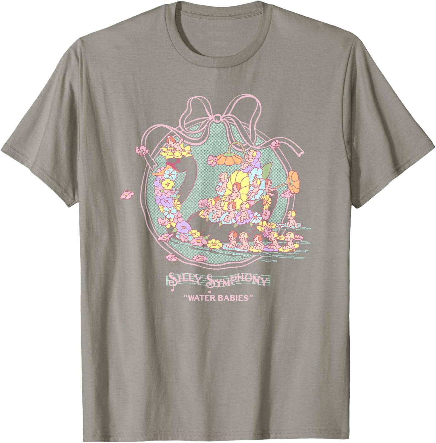 Disney Silly Symphonies Water Babies Coquette Portrait T-Shirt - T-Shirt | Sand