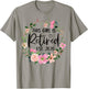 This Girl is Retired Est. 2026 Floral Retirement Women T-Shirt - T-Shirt | Sand