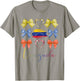 Venezuelan Bows Pride Roots Latina Women Girls Venezuela Bow T-Shirt - T-Shirt | Sand