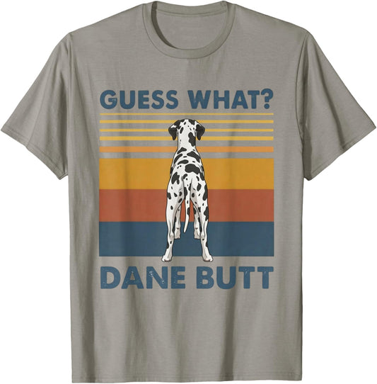 Harlequin Great Dane Funny Dog T-Shirt - T-Shirt | Sand