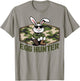 Cool Easter Bunny Egg Hunter Camo Military Funny Tactical T-Shirt - T-Shirt | Sand