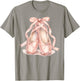 Watercolor Pink Ballerina Pointe Shoes T-Shirt - T-Shirt | Sand