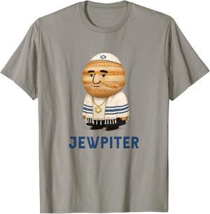 Jewish Humor Hanukkah Israel Israeli Jewpiter Hebrew Joke T-Shirt - T-Shirt | Sand