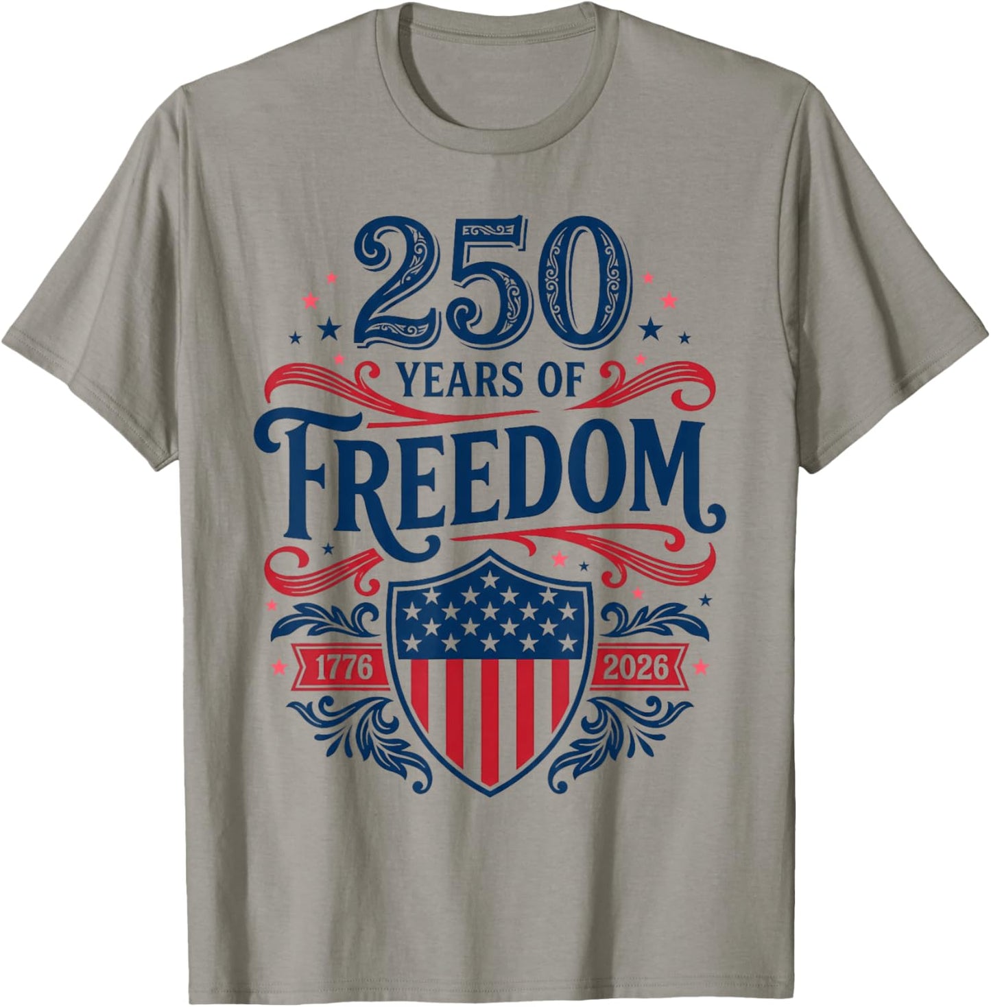 Retro 250 Years American 1776 2026 250th USA Years Men Women T-Shirt - T-Shirt | Sand