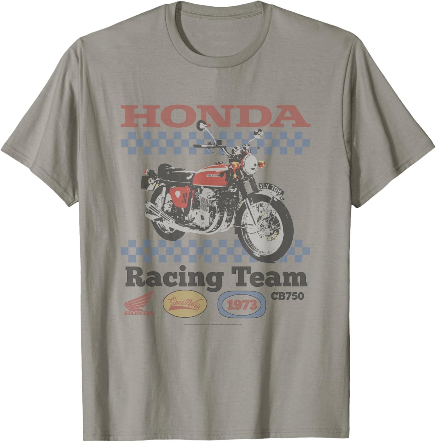 Honda Vintage CB750 Motorcycle Racing 1973 T-Shirt - T-Shirt | Sand