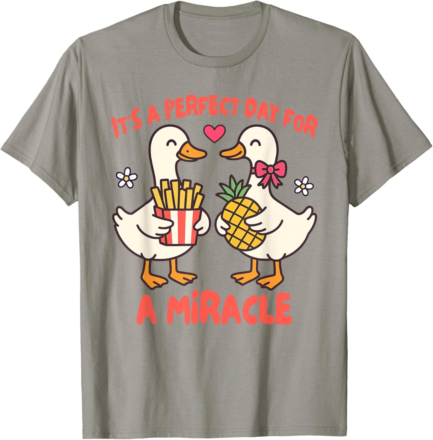 IVF Mom Dad Embryo Transfer Day It's A Day for A Miracle T-Shirt - T-Shirt | Sand