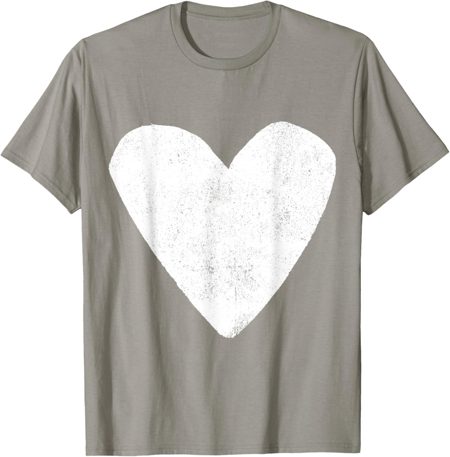 Love Heart White Color Light Blue T-Shirt - T-Shirt | Sand