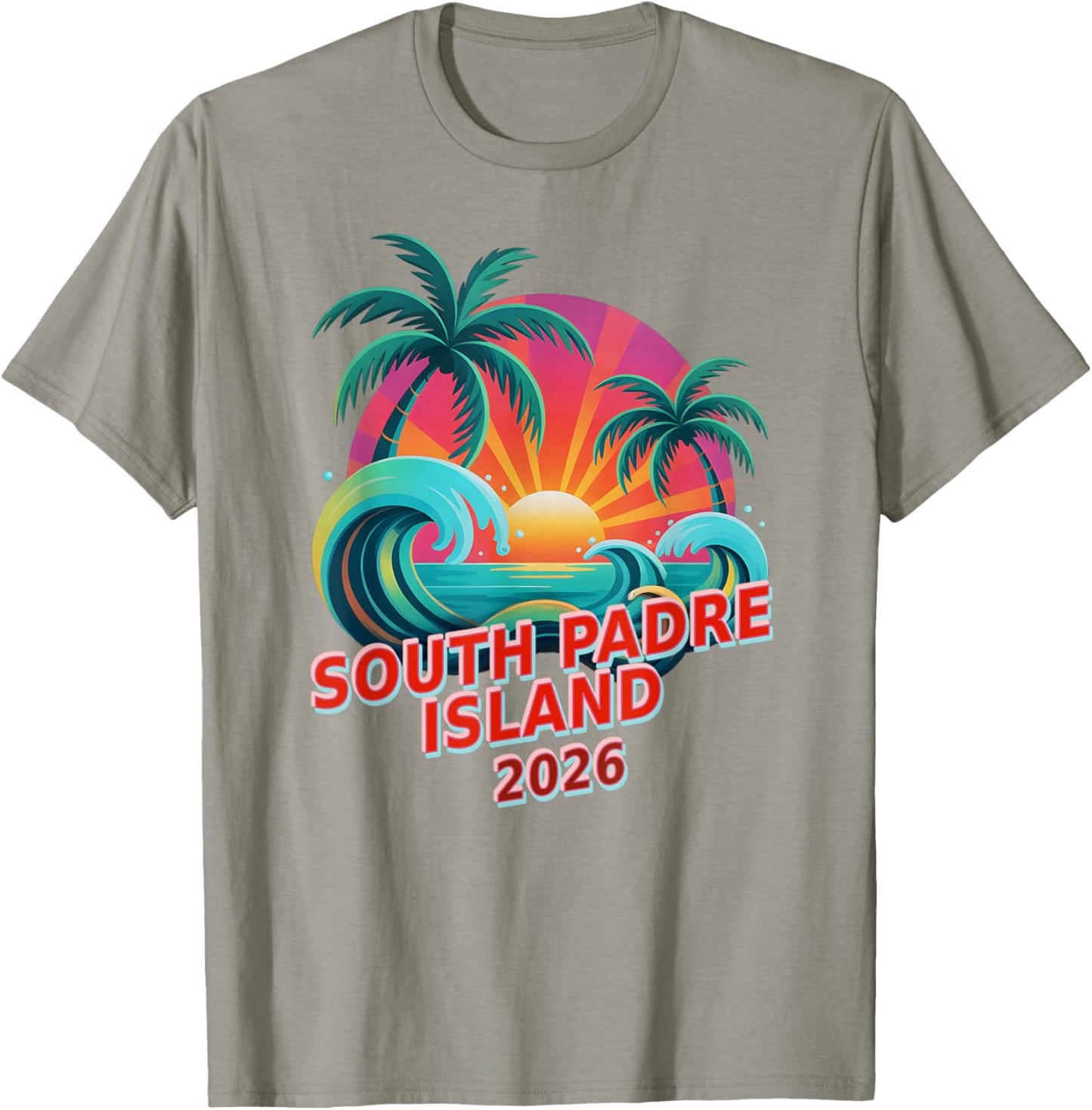All Girls South Padre Island 2026 Birthday Trip Pink T-Shirt - T-Shirt | Sand
