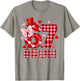 Bruh 67 Six Seven 6 7 Meme Valentines Funny Women Girl Kids T-Shirt - T-Shirt | Sand