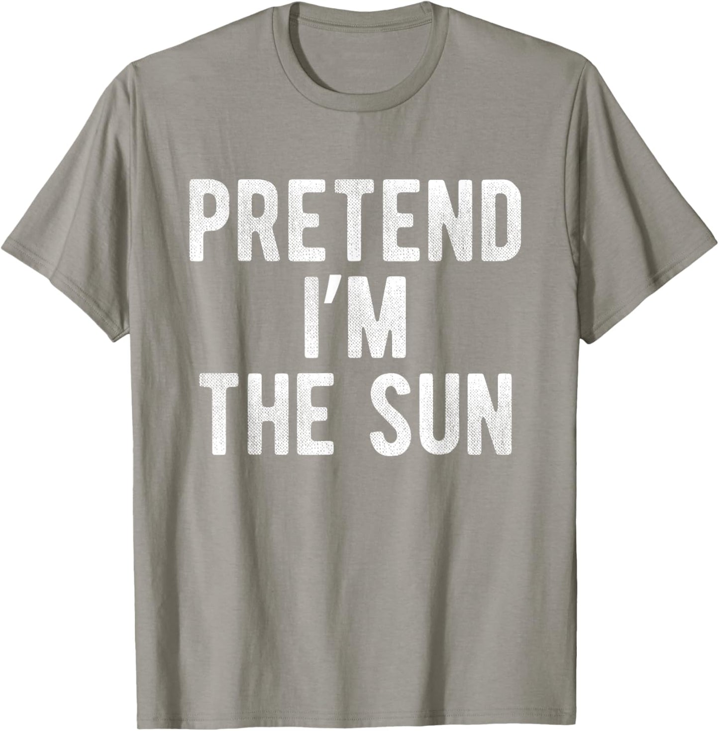 Pretend I’m The Sun Funny Costume Party Lazy Halloween T-Shirt - T-Shirt | Sand