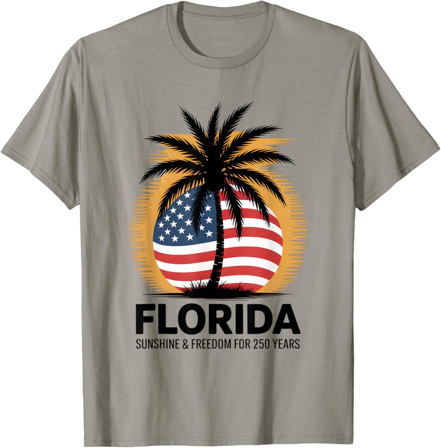 250 Years 1776-2026 250th Birthday Florida T-Shirt - T-Shirt | Sand