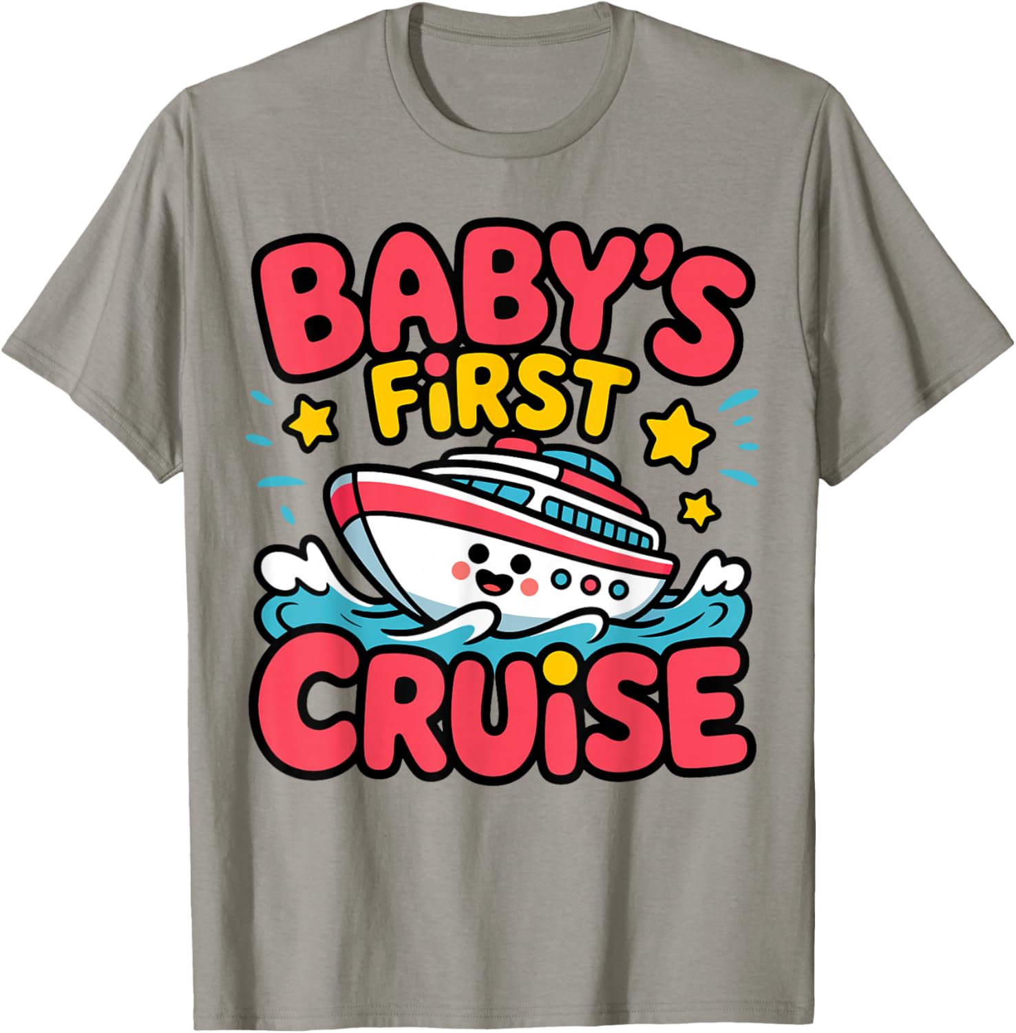 Baby’s First Cruise Cute Family Vacation Cruise Shirt T-Shirt - T-Shirt | Sand