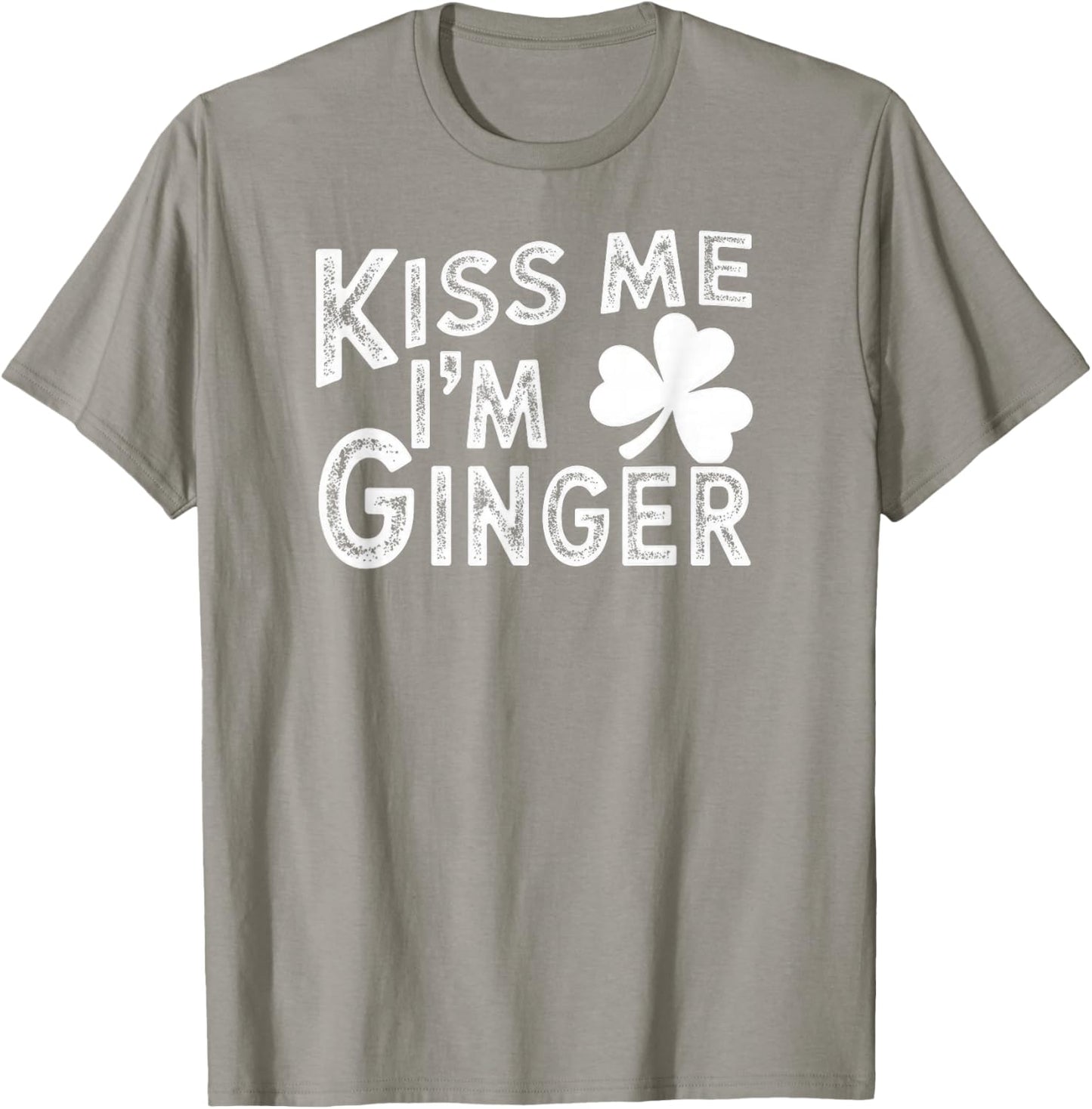 Kiss Me I'm Ginger St. Patrick's Day T-Shirt - T-Shirt | Sand