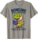 Cute Dinosaur Bowler Bowling is Vital for Survival Funny T-Shirt - T-Shirt | Sand