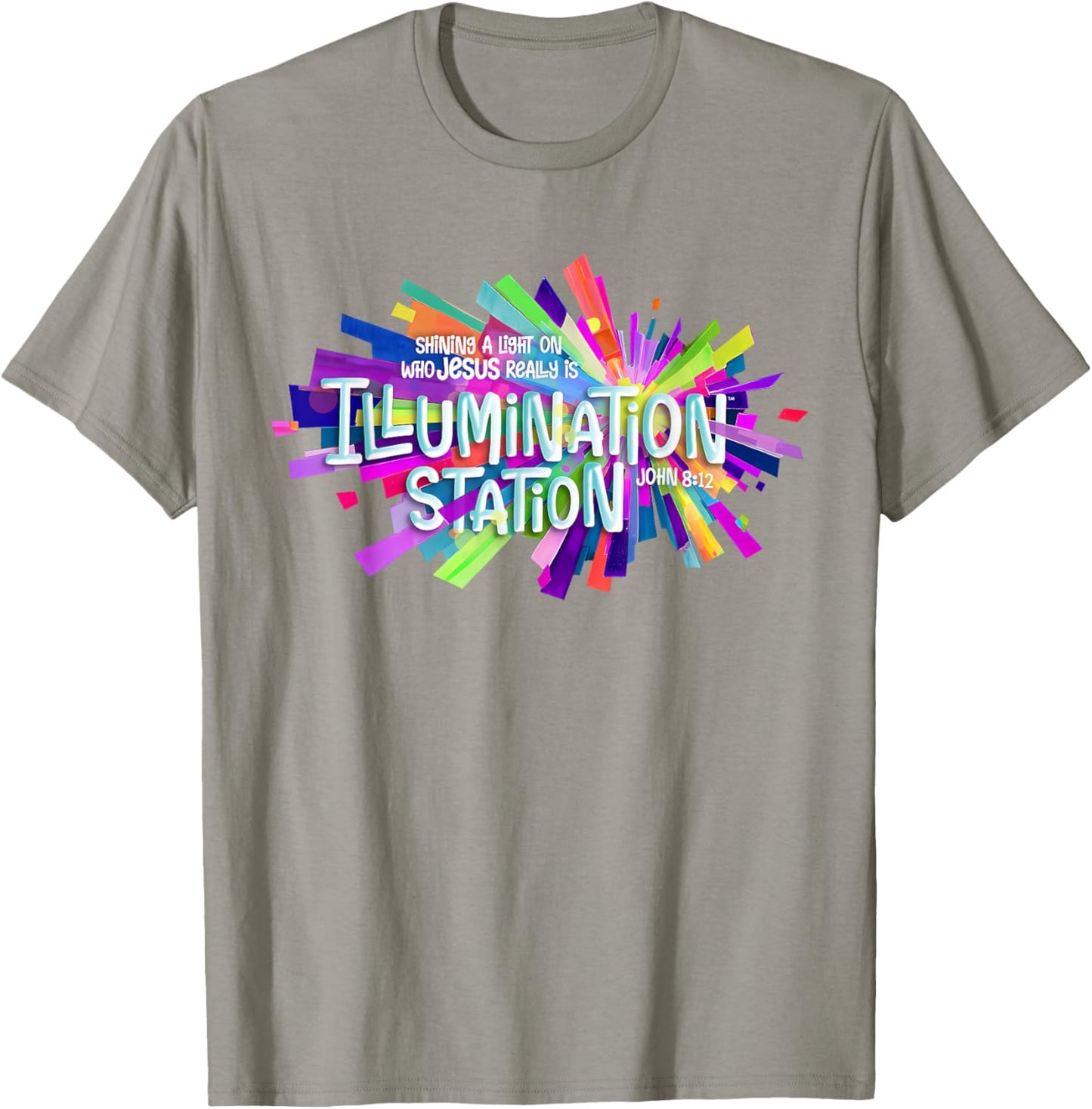 Illumination Station Shining A Light On Who Jesus Really is T-Shirt - T-Shirt | Sand