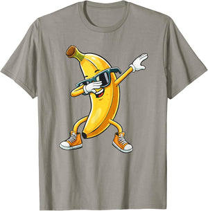 Funny Dabbing Banana Graphic Banana Love T-Shirt - T-Shirt | Sand