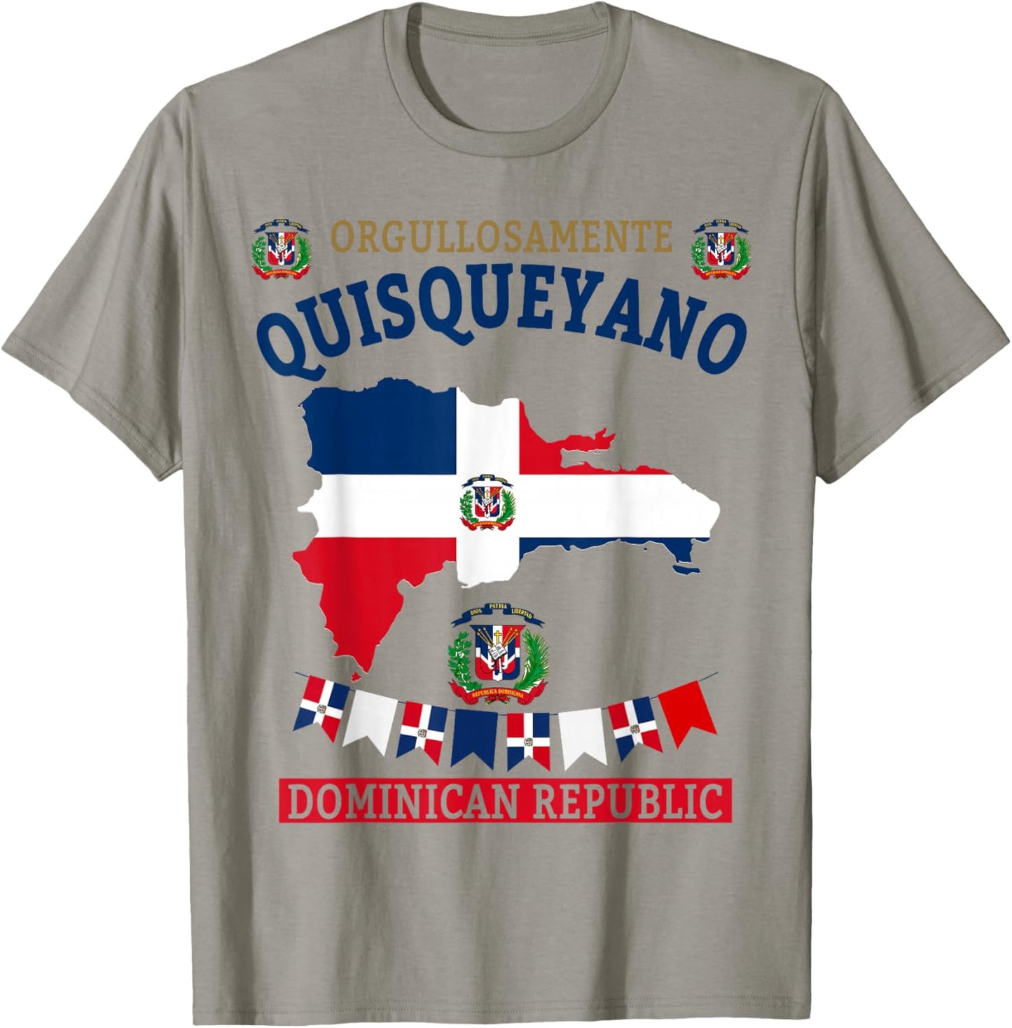 Dominican Republic Flag Idea for Kids Dominicana Quisqueyano T-Shirt - T-Shirt | Sand