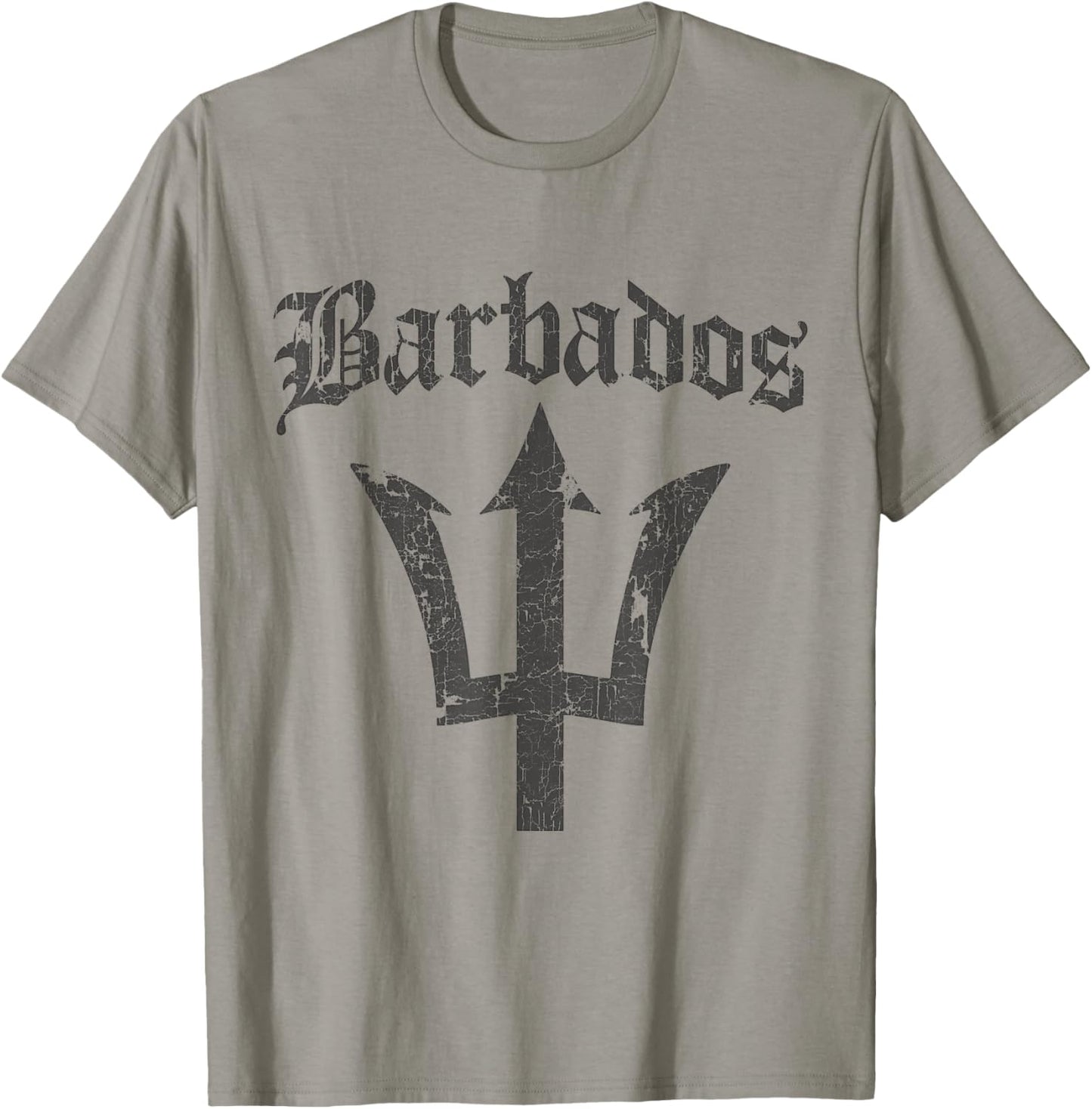 Vintage Barbadian Flag Barbados T-Shirt - T-Shirt | Sand