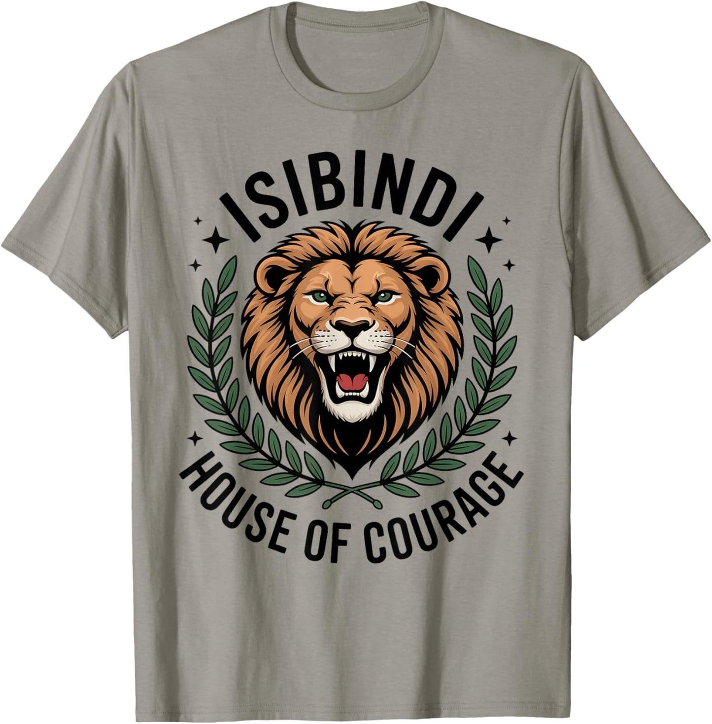 Isibindi House of Courage Shirt Isbindi House School Lion T-Shirt - T-Shirt | Sand