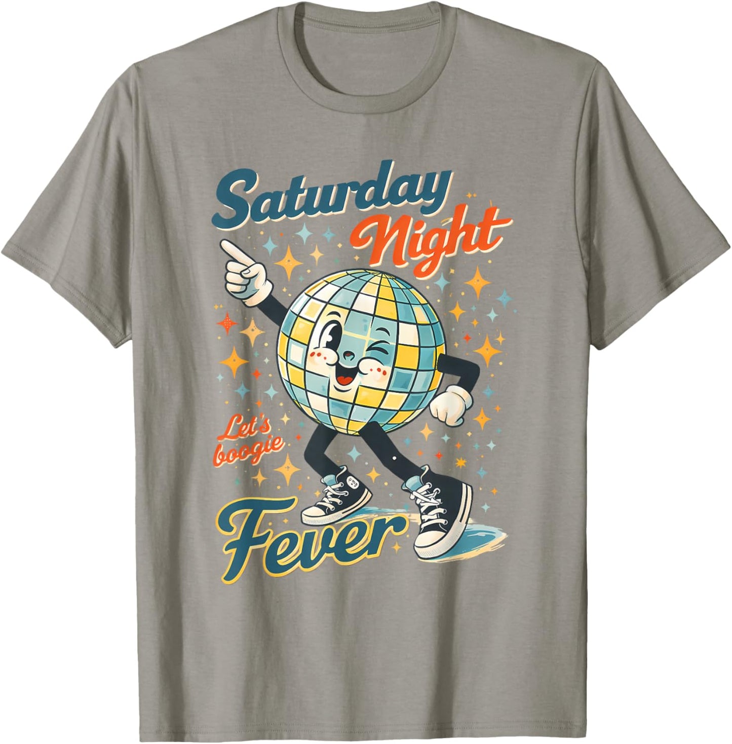 Disco Party Birthday Dancing Queen Saturday Night A Fever T-Shirt - T-Shirt | Sand