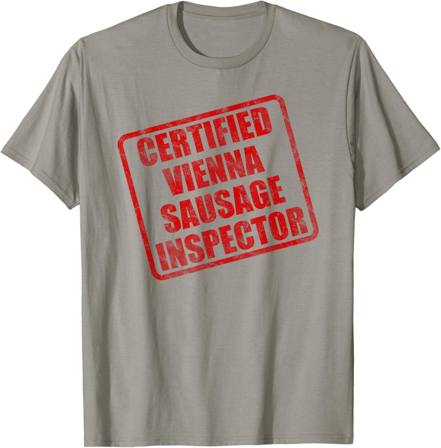 Vienna Sausage Inspector Funny Vienna Sausage Lover Meme T-Shirt - T-Shirt | Sand