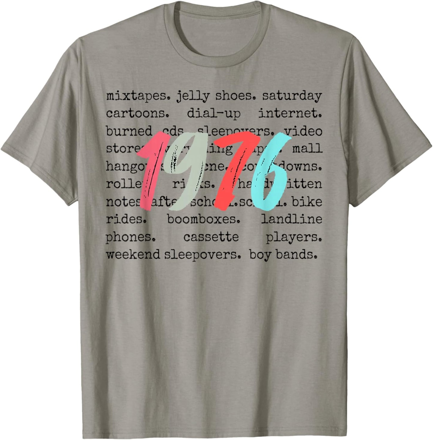 Best 1976 Vintage 50 Year Old Bday Men Women 50th Birthday T-Shirt - T-Shirt | Sand